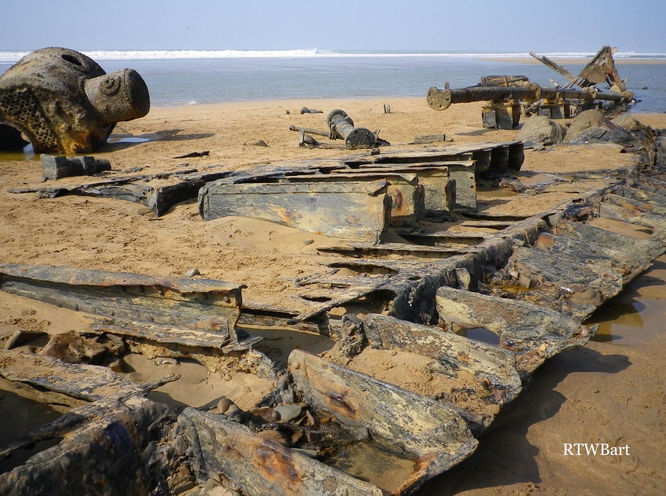 1917 WRECK OF THE SS BELEM SHIP NORTH CORNWALL