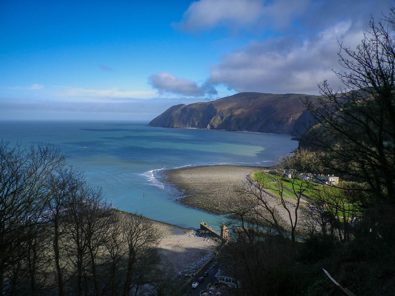 LYNMOUTH AND COUNTISBURY HILL EXMOOR DEVON