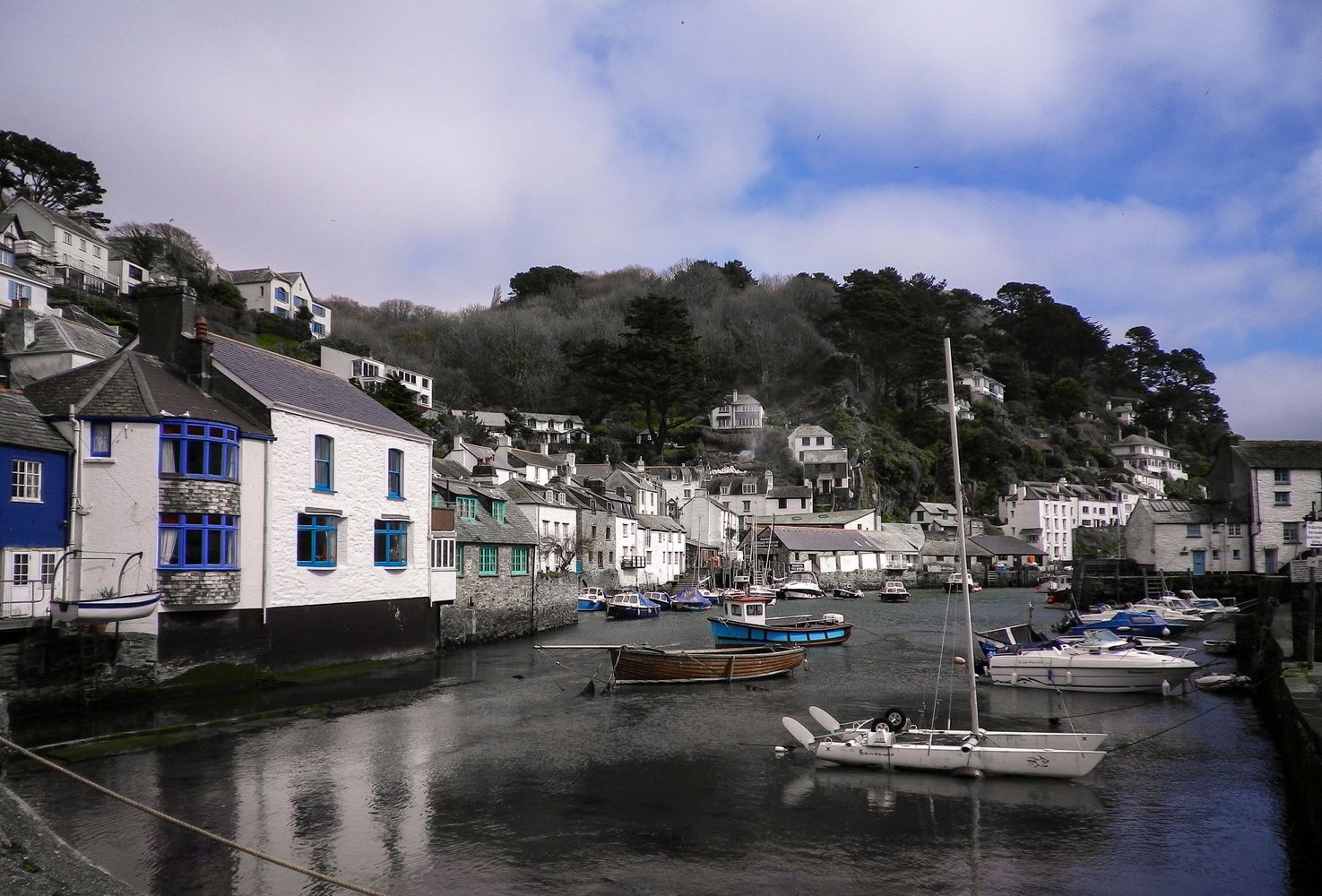 POLPERRO HARBOUR BOATS CORNWALL