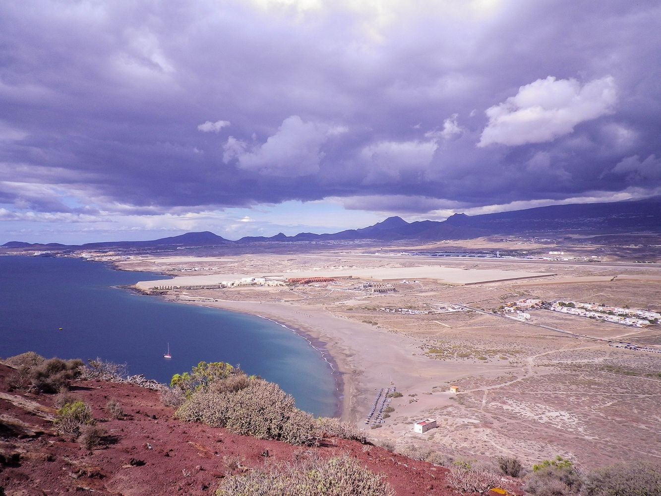 MONTANA ROJA EL MEDANO TENERIFE CANARY ISLANDS