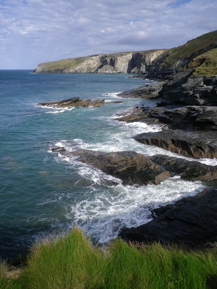 TREBARWITH STRAND COAST CORNWALL