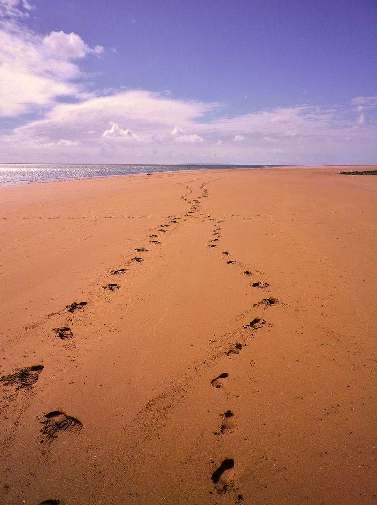 WHEN OUR PATHS CROSSED BEACH FOOTPRINTS 2021 EDIT