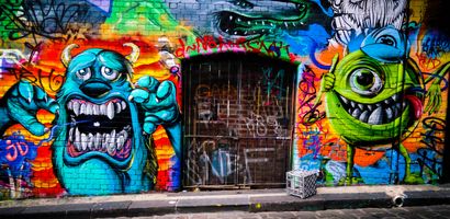 Street art at Melbourne, Australia 2