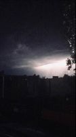 Thunderstorm during midnight