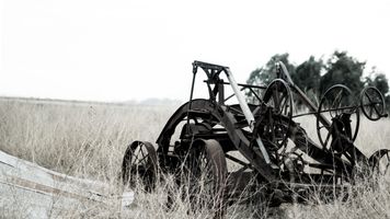 Retired farm machinery 