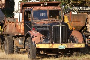 Old dump Truck Stevenson Washington