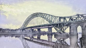 Silver Jubilee Bridge Drawing