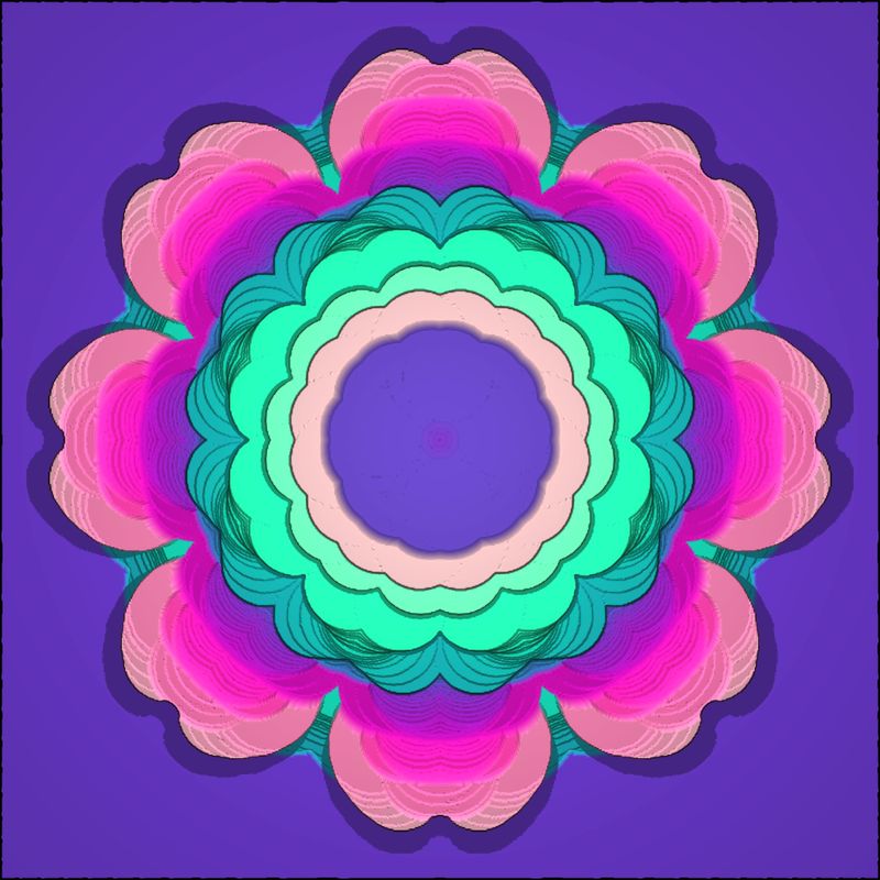 Mandala with Flash Effect ~ 030222.1