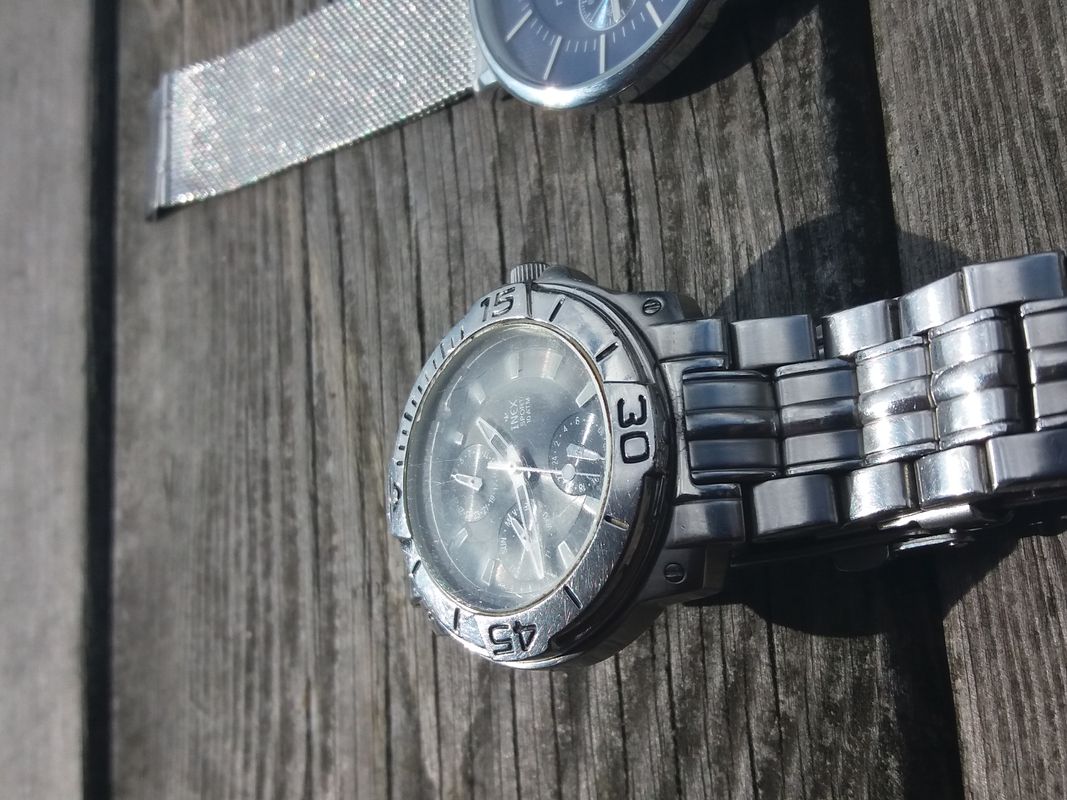 Beautiful stainless steel watch