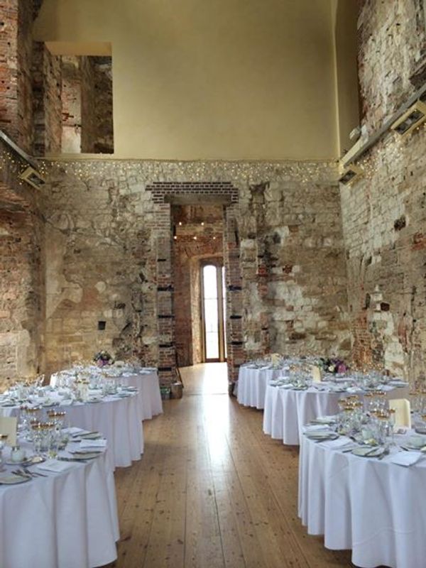 Lulworth castle wedding hall