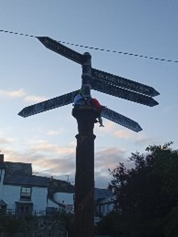 Newlyn signpost but which way
