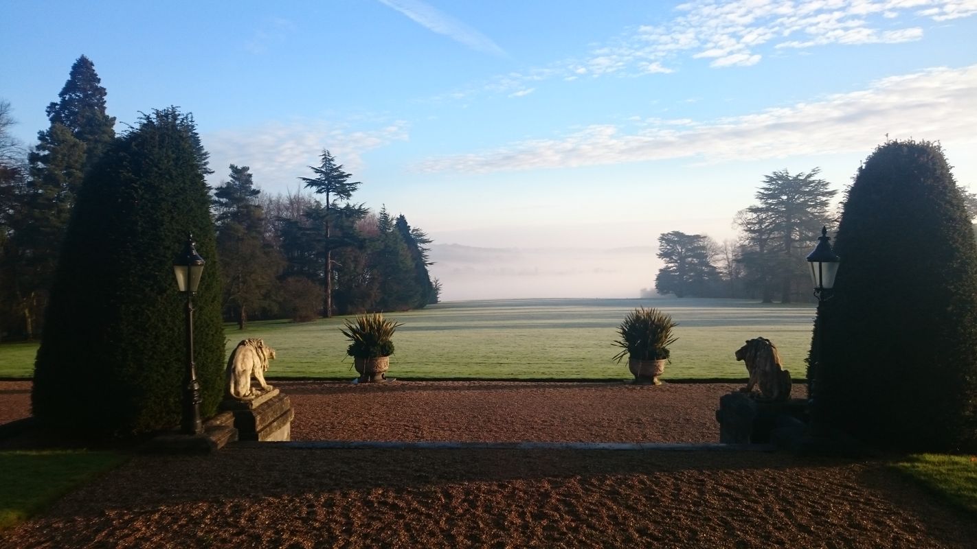 Misty Morning View at Luton Hoo