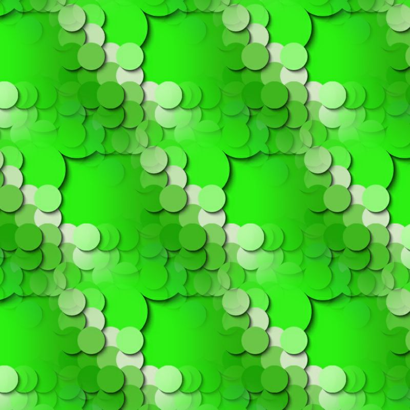 Bright Green Mosaic Pattern ~ 021622.9