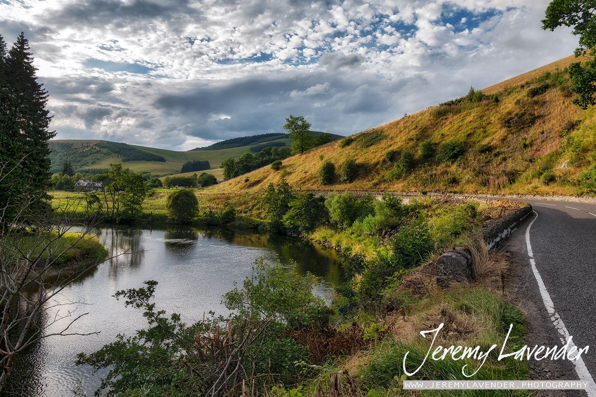 Scenery in the Scottish Borders area