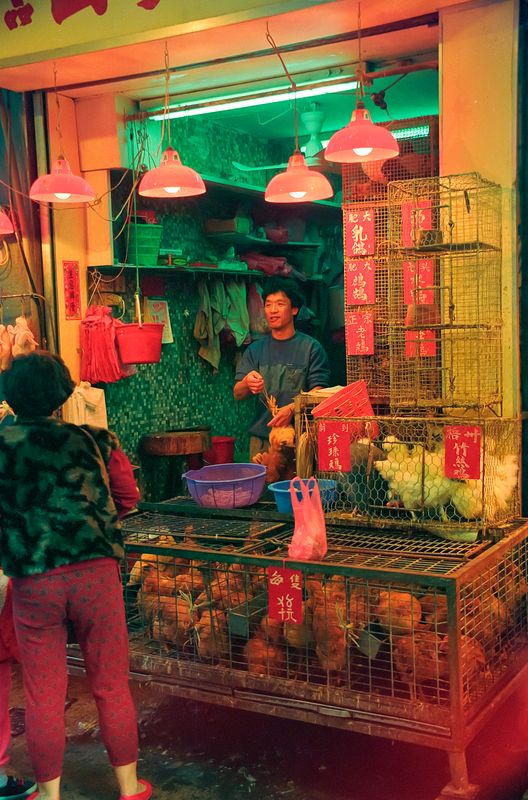 Chinese Market in Hong Kong, 1991