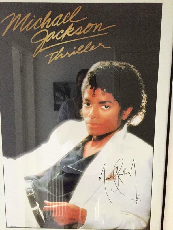 My signed autograph by Micheal Jackson