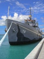 USS Mohawk Navy combat ship, Key West, FL, USA - US military, large ships