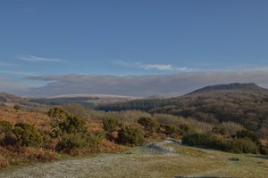 Winter arriving on Dartmoor and Sheepstor