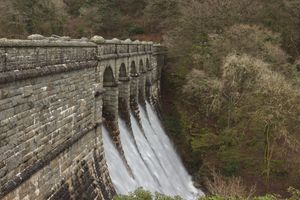 Burrator Reservoir Dam Devon