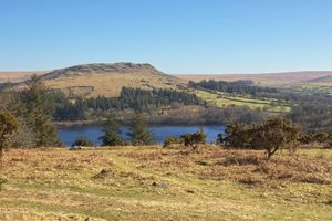 Burrator reservoir and Sheepstor