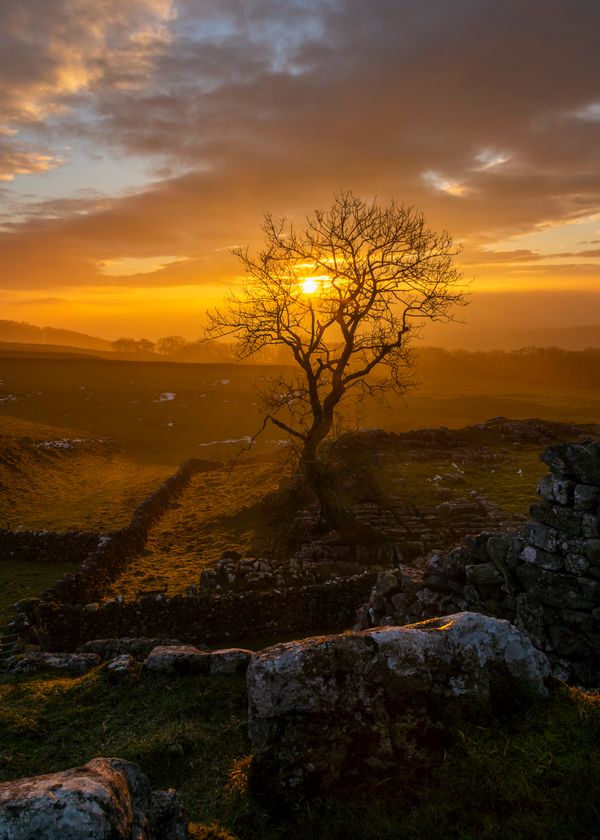 Sunset over the Yorkshire Dales