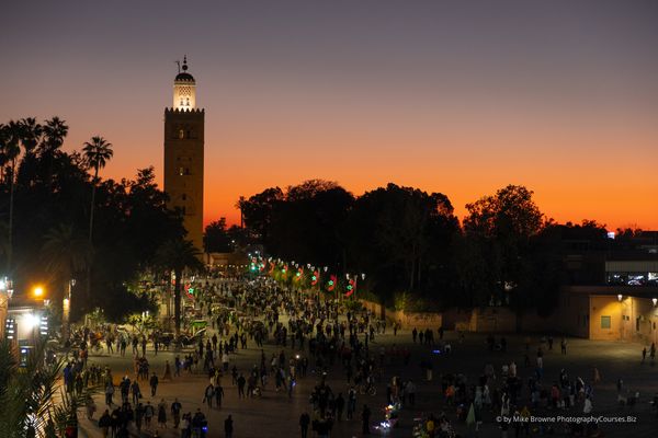 Mosque At Sunset