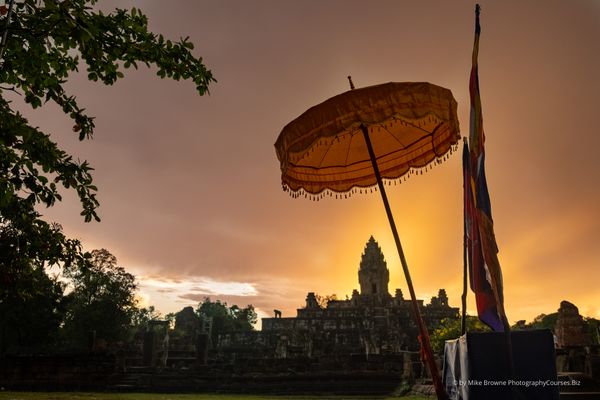 Sunshade at Sunset