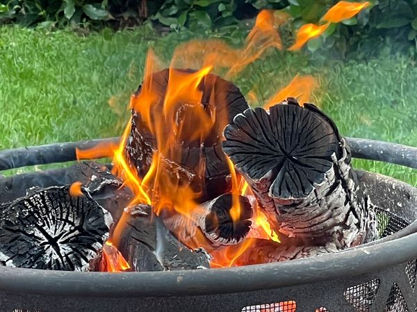 Logs on Fire
