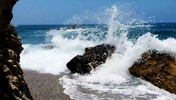 Water splashes