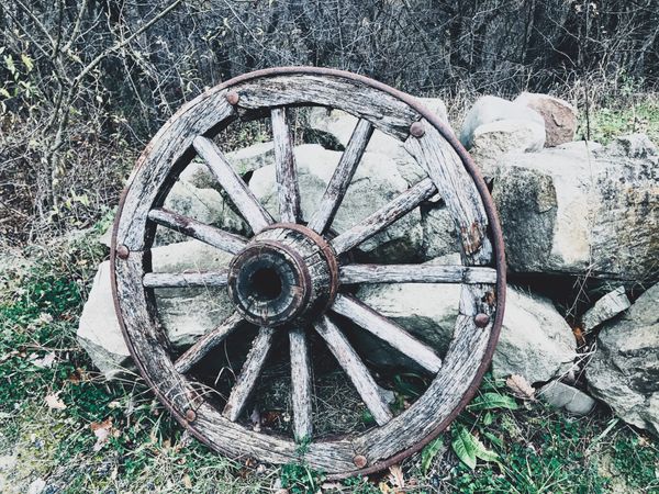 Vintage Wagon Wheel 