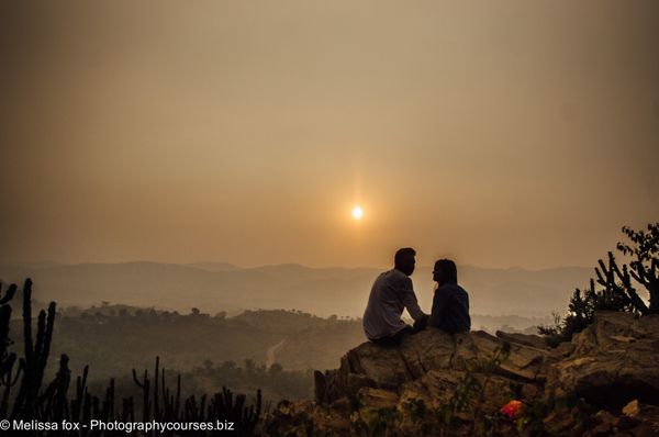 Buhabali point sunset in Udaipur