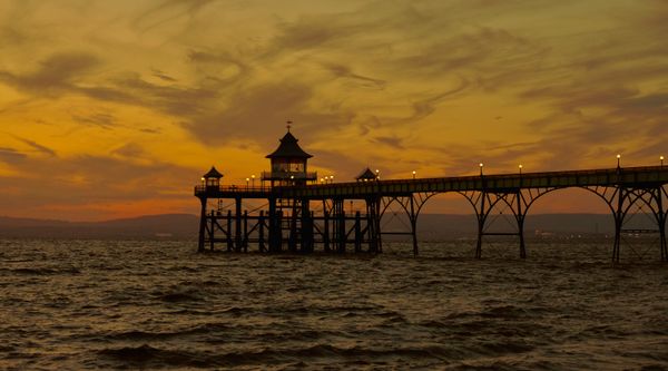Clevedon Pier Dusk