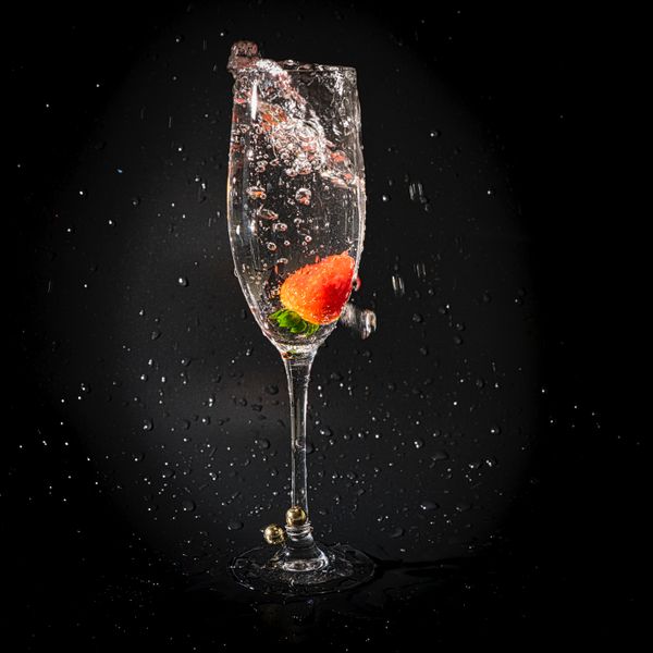 STRAWBERRY IN A GLASS