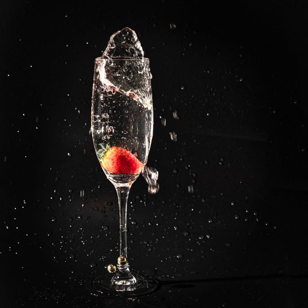 STRAWBERRY IN A GLASS