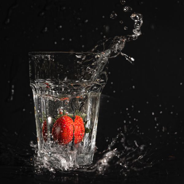STRAWBERRY IN A GLASS