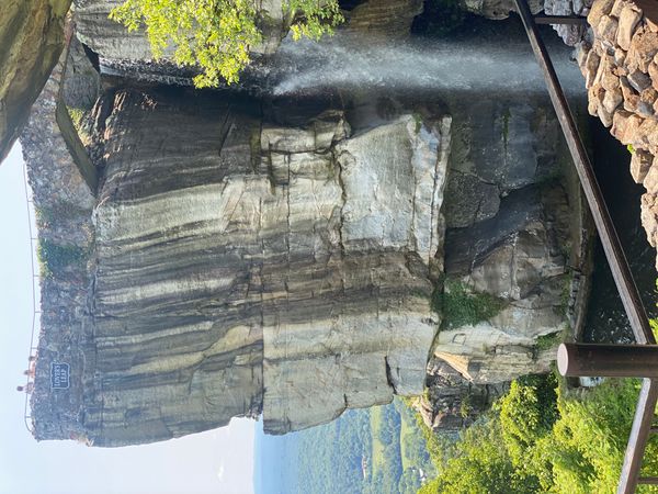 Cliff waterfall 