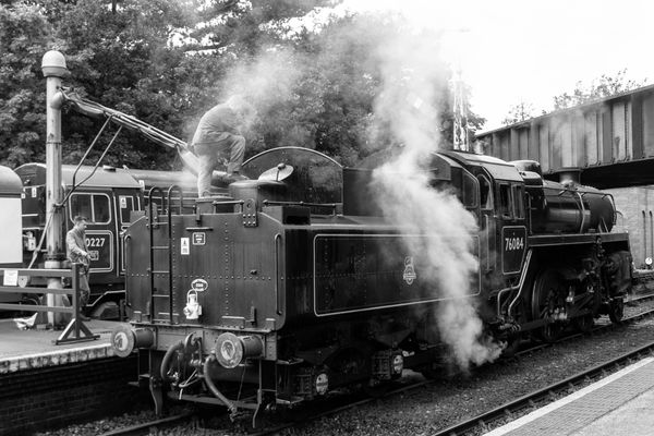 Steam train by Clive Wells