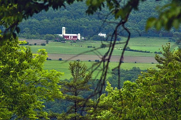 Country Farm House in New York State, USA