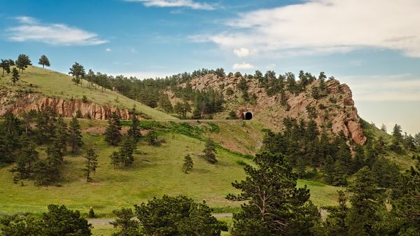 Approaching Tunnel #1 on the Amtrak Zephyr