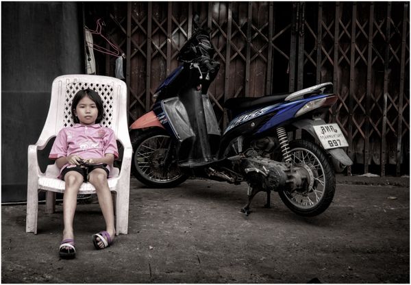 Sitting alone