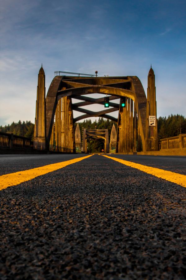 Siuslaw River Bridge Florence Oregon
