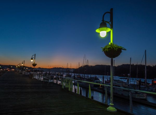 Sunrise on the Boardwalk Florence Oregon