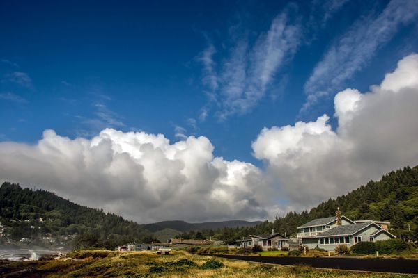 Cumulus Cloudscape Yachats Oregon