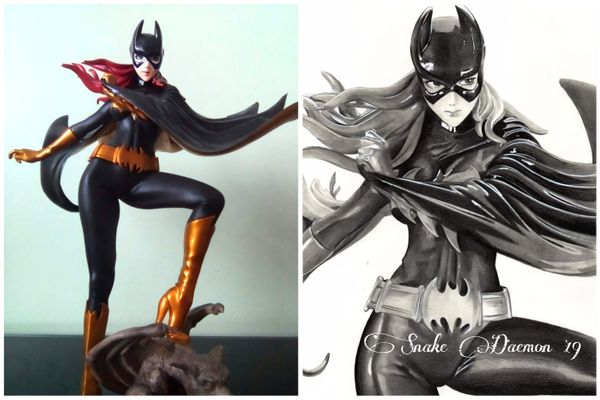 Batgirl - figure/drawing comparison