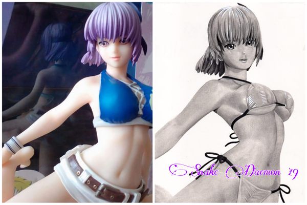 Ayane - figure/drawing comparison