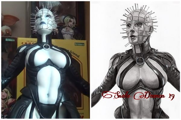 Hell priestess - figure/drawing comparison