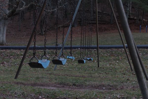 Lonely Swing Set in Lost River State Park, Hardy County, West Virginia, USA