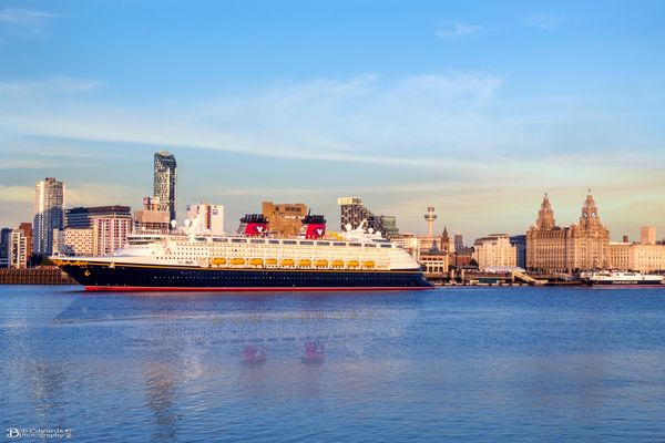 Disney Magic leaving Liverpool on 13th September 2019