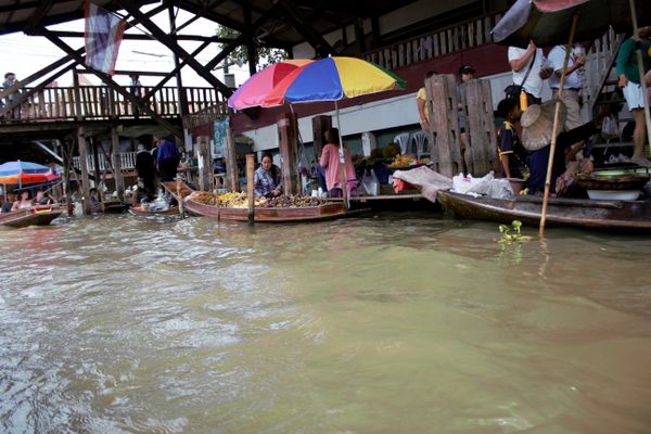 Kwai river in Thailand