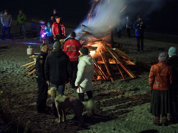 Lighting the fire